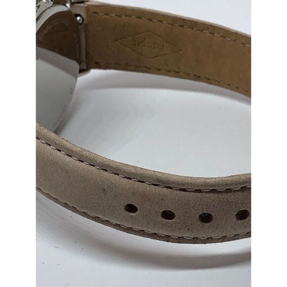 Fossil CH3972 Women's Leather Analog Dial Quardz Genuine Pre-Owned Watch Bb118 - Picture 9 of 10